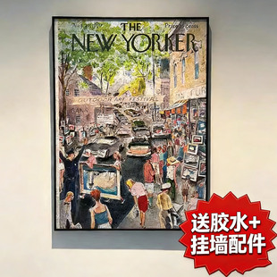 纽约客拼图3djp相框1000片70×50x75金属画框实木拼图框500片裱框