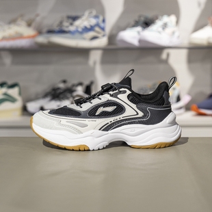 男大童反光减震回弹运动鞋 新款 YKCV074 2025春季 李宁儿童休闲鞋