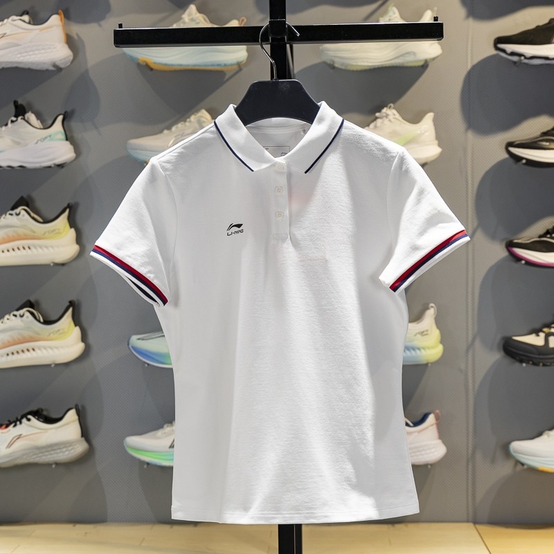 李宁女子短袖POLO衫2026春季新款团购系列舒适透气翻领T恤APLW476,运动服/休闲服装,运动POLO衫,淘宝优惠券,粉丝福利购,淘宝优惠卷