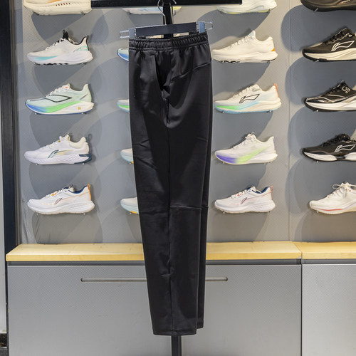 李宁直筒男子保暖运动裤