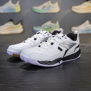 低帮耐磨运动鞋 李宁羽毛球鞋 室内综合专业训练鞋 正品 AYTM079 男鞋