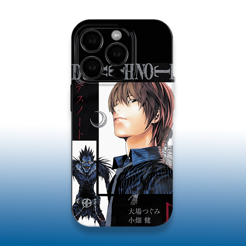 เคสโทรศัพท์มือถือเหมาะสำหรับอนิเมะ Death Note สไตล์วินเทจ ยอดนิยม ใช้ได้กับ OPPO vivo OnePlus Redmi k70p Huawei iPhone 15