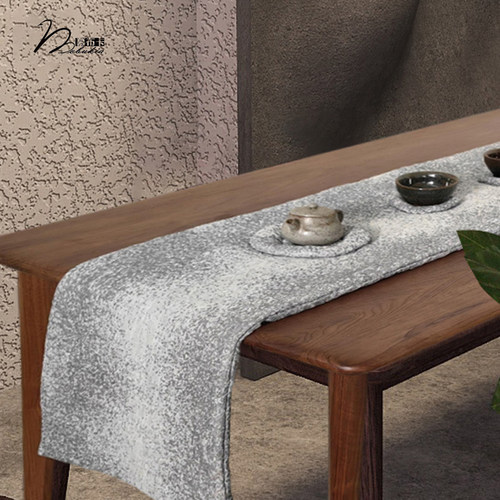 慕布卡MOBUKIA夹棉桌旗亚麻茶席茶旗柜旗床旗桌布双面冬季定制