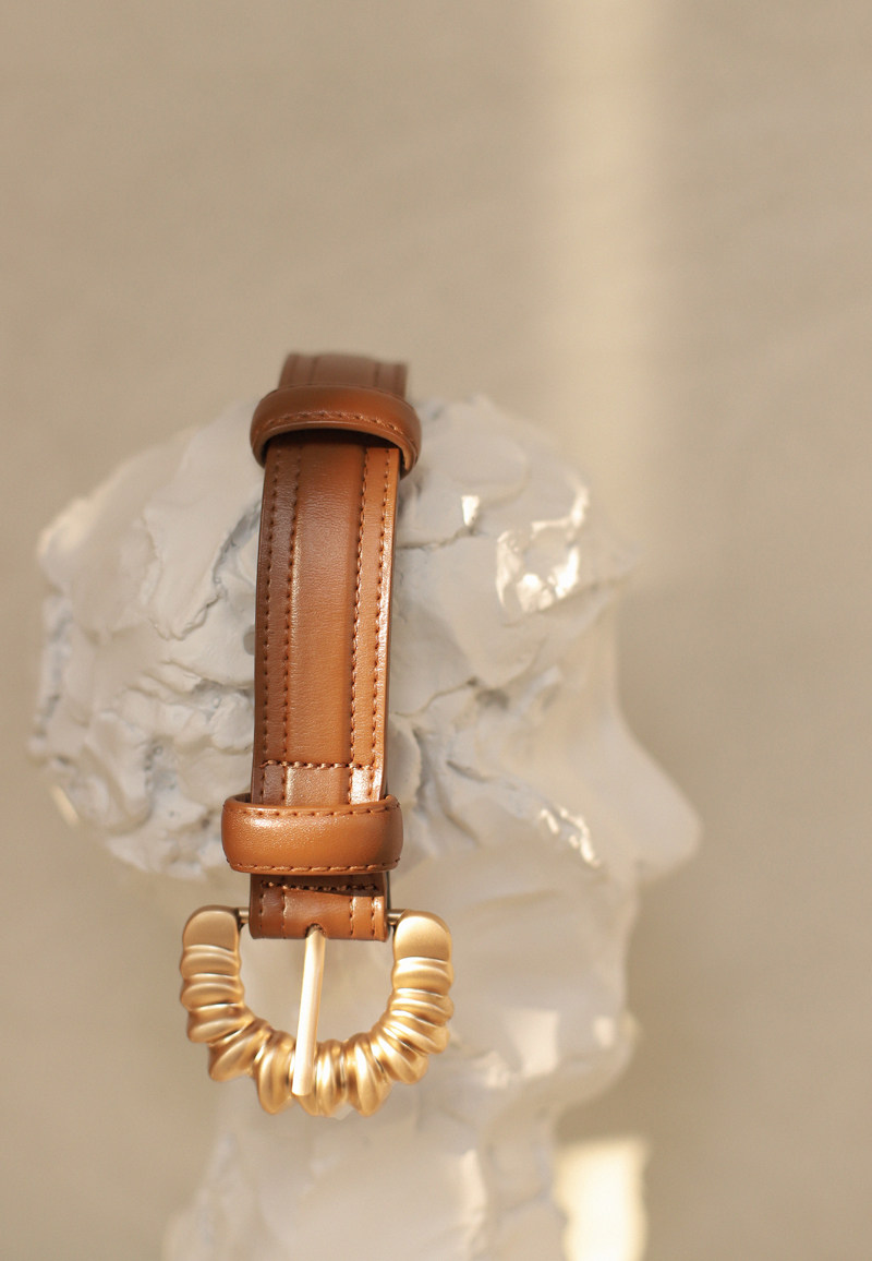 BluebluesSky法式牛角包真皮腰带 头层牛皮复古百搭大衣童趣皮带,服饰配件/皮带/帽子/围巾,腰带/皮带/腰链,淘宝优惠券,粉丝福利购,淘宝优惠卷