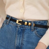 设计感腰带 BluebluesSky 小众个性 头层牛皮高级质感简约腰封