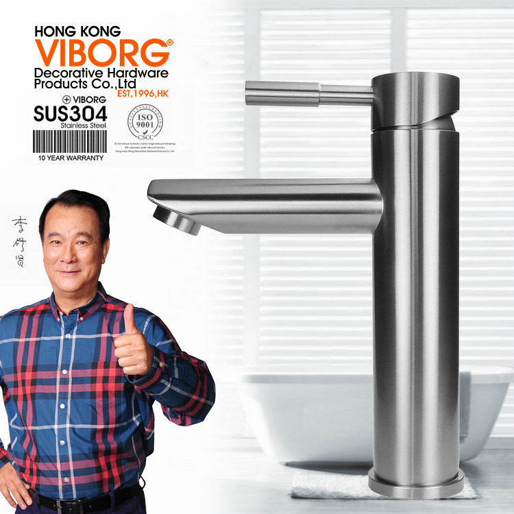 域堡304不锈钢阀芯冷热龙头