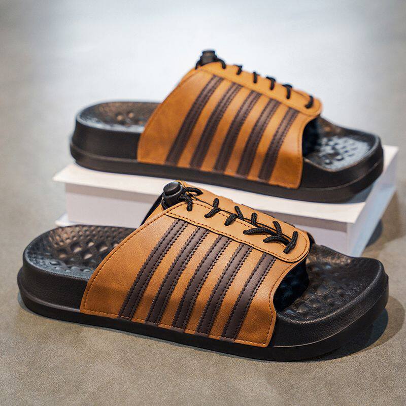 拖鞋男夏季2026新款防滑防臭耐磨大码青少年沙滩外穿休闲男士凉鞋