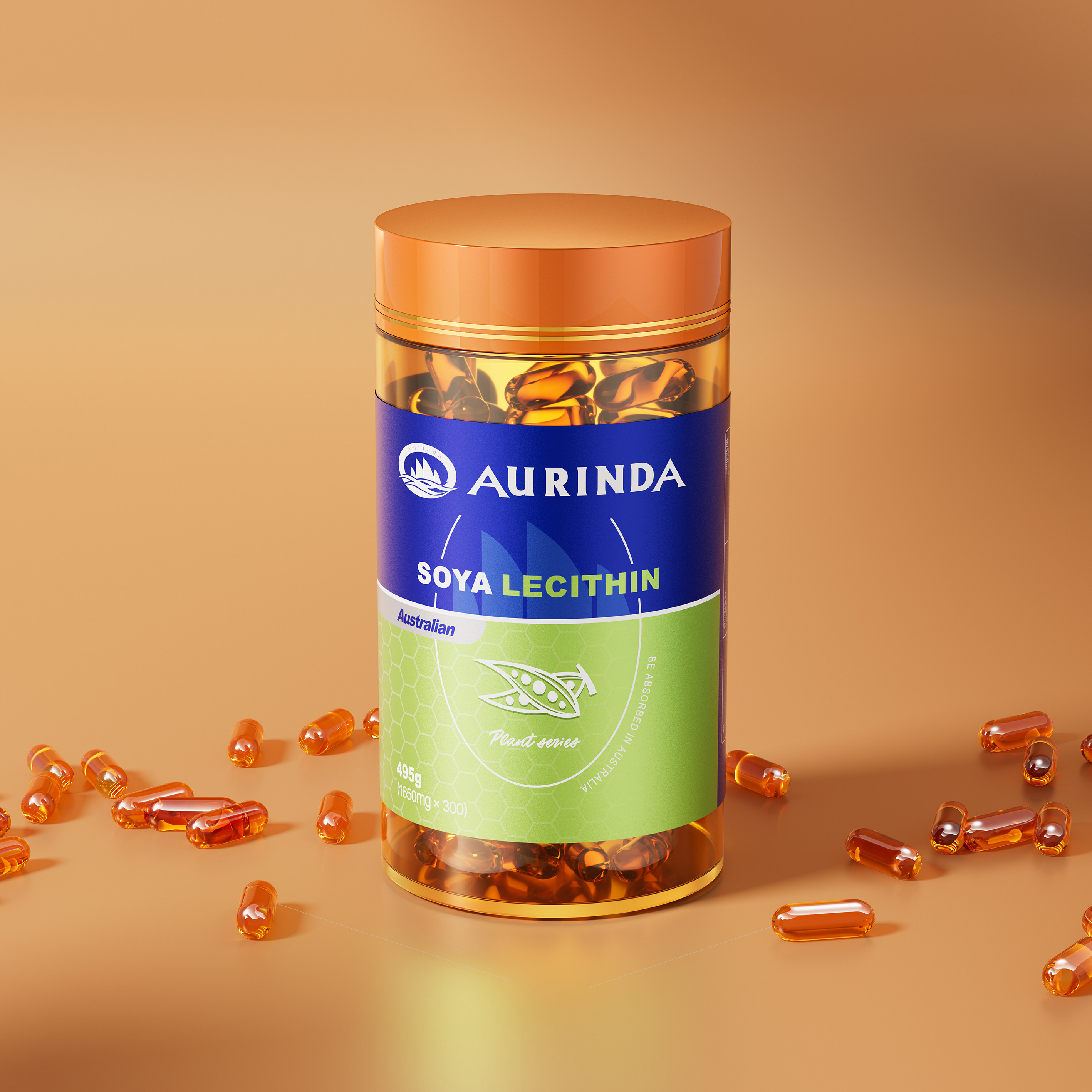 澳琳达大豆磷脂凝胶糖果300粒澳洲原装进口适合中老年最新日期