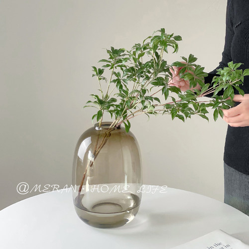 MERAN轻奢高级感玻璃花瓶摆件