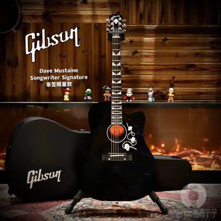 Gibson 吉普森 Dave Mustaine 马大卫亲签款民谣电箱吉他
