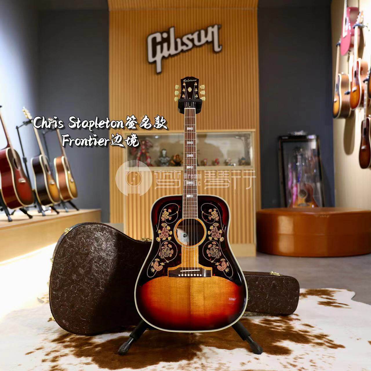 Epiphone Chris Stapleton Frontier边境美产全单电箱民谣木吉他