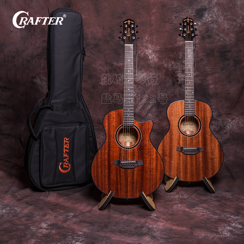 crafter卡夫特hm500/500c 36寸单板旅行民谣木吉他