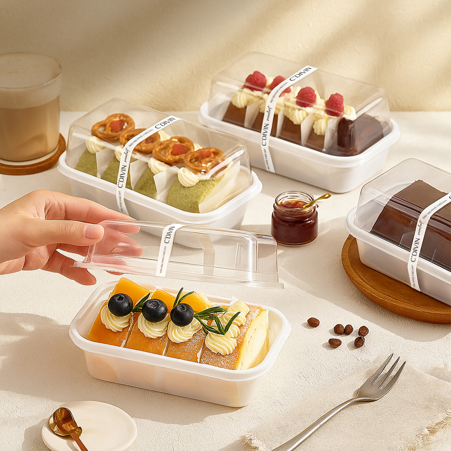 瑞士梦龙蛋糕卷包装盒