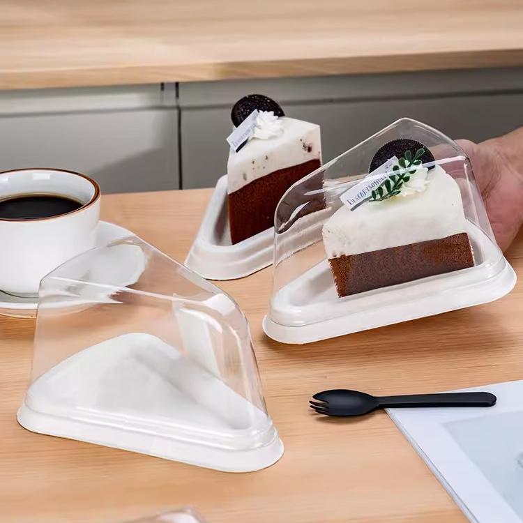 三角形蛋糕切块慕斯打包盒