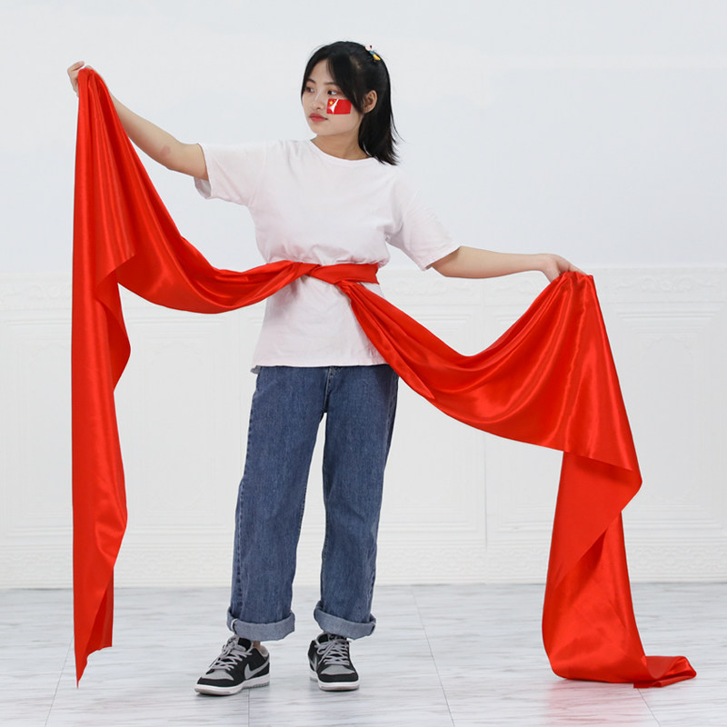 秧歌红绸带彩带飘带腰鼓功夫腰带图片