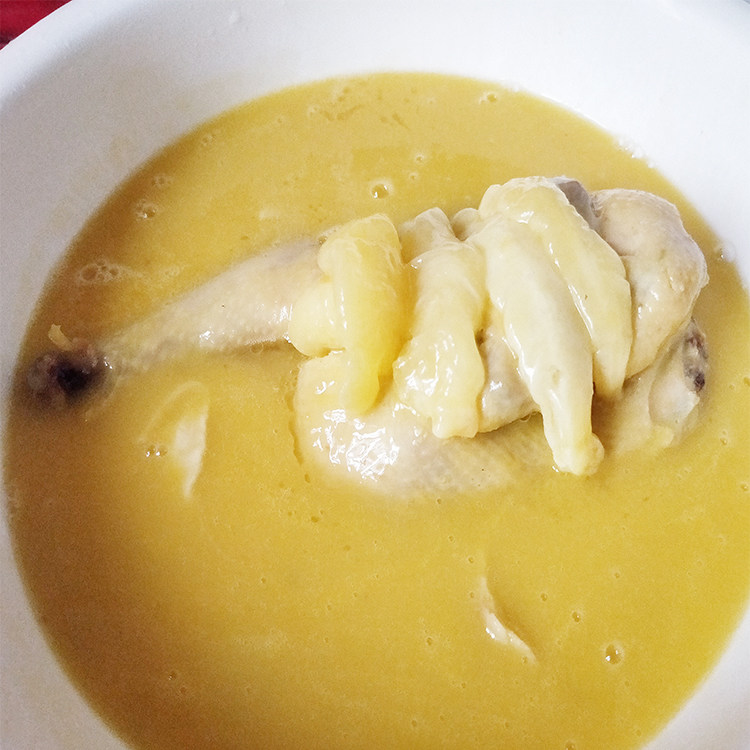 酒店特色菜金汤花胶鸡黄焖汤鸡肉制品半成品饭店食材熟食加热即食