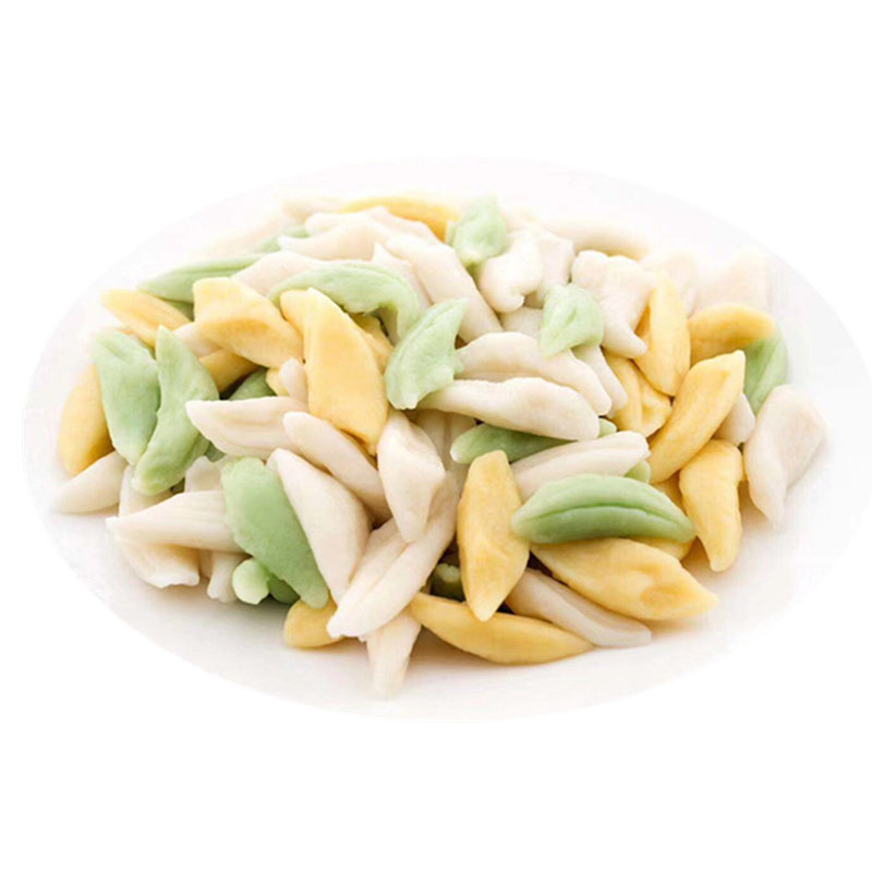 蔬菜面疙瘩特色彩色面条儿童早餐面食点心胡萝卜青菜原味疙瘩汤