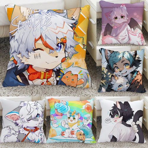 抱枕图片双面定制furry福