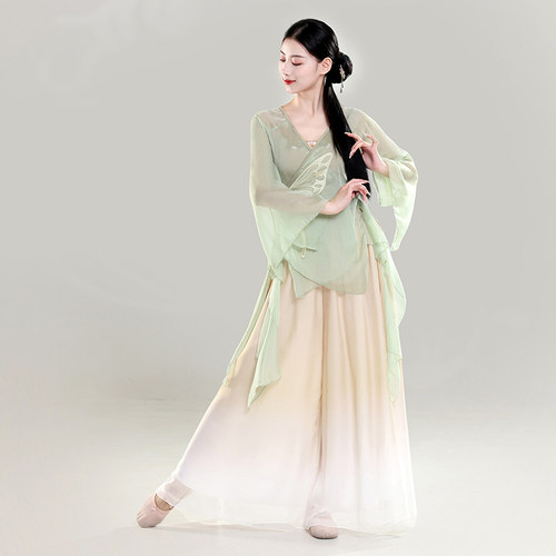 2024新款雪纺纱衣古典舞演出服女