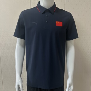 安踏26国旗夏新款冰肤Polo商务休闲冰感短袖速干运动T恤152627108