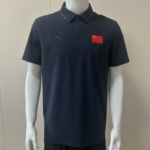 安踏26国旗夏新款冰肤Polo商务休闲冰感短袖速干运动T恤152627108