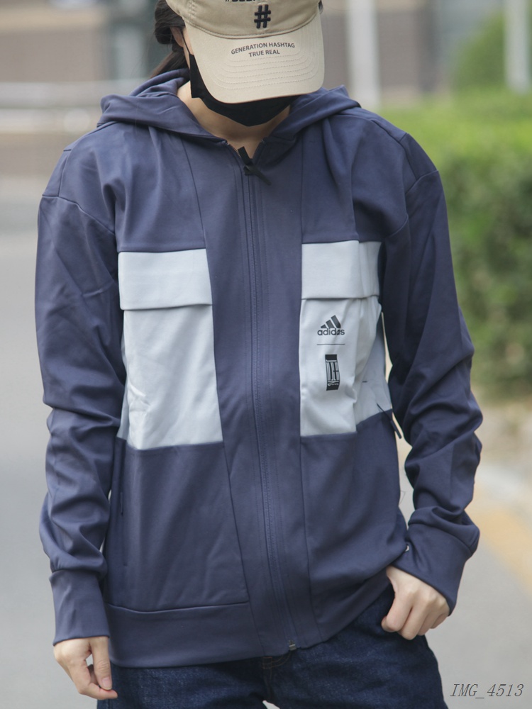 撞色设计武极潮流开身外套