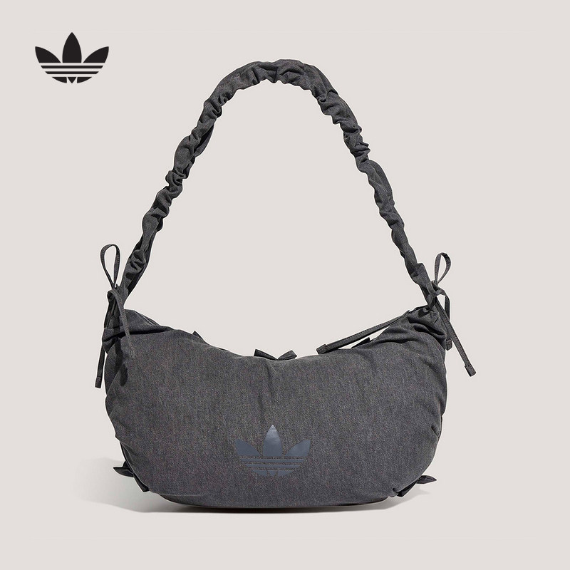 adidas阿迪达斯三叶草时尚女包手提包腋下包2026春单肩包 KX7014