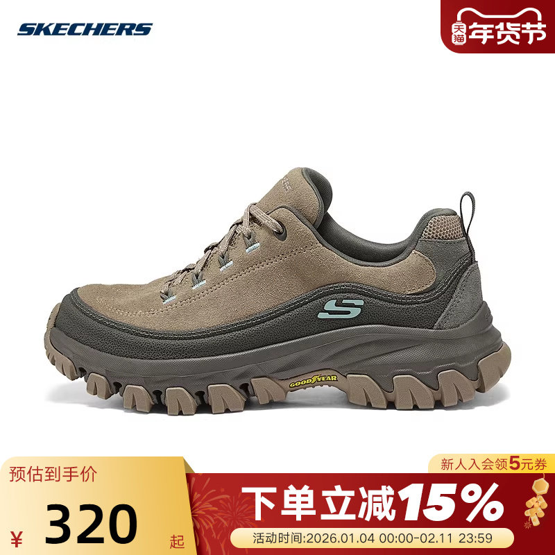 斯凯奇冬女厚底橡胶大底耐磨休闲运动鞋 180142/BRMT