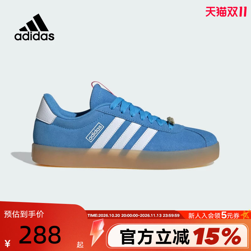 adidas阿迪达斯女鞋VL COURT 3.0运动休闲板鞋潮「T头鞋」ID9074