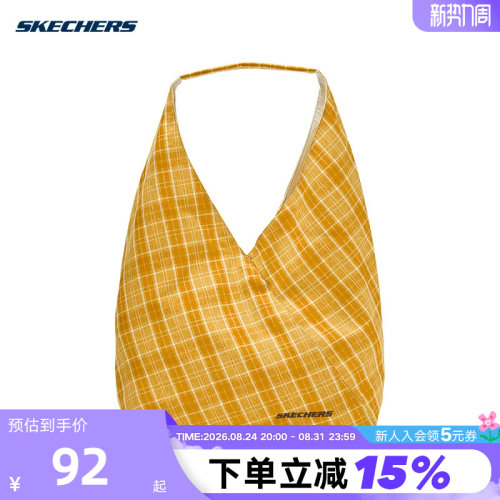 Skechers斯凯奇女时尚休闲单肩包斜挎托特包大容量手提包L425U047