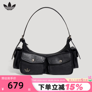 adidas阿迪达斯三叶草时尚 KW4748 女包腋下包手提包2026春单肩包