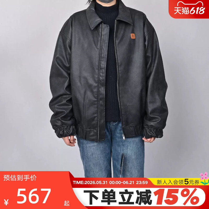 Converse匡威2026春男女休闲运动外套翻领保暖棉服 UC