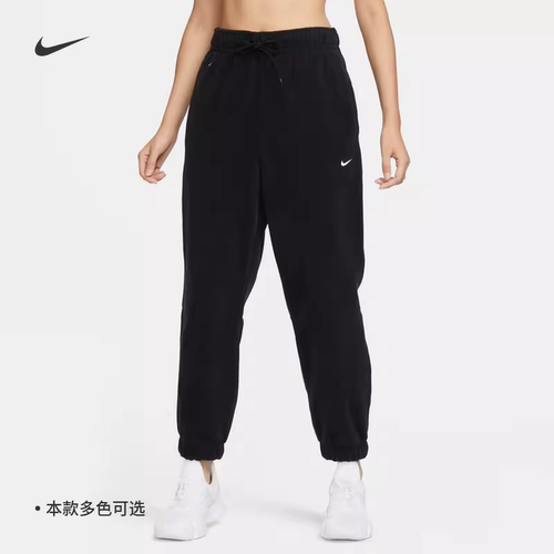 耐克宽松保暖摇粒绒休闲长裤女