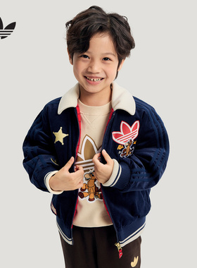 阿迪达斯三叶草男女小童玩具总动员联名CNY新年款夹克棉服 KS3170