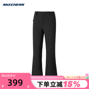 加绒保暖长裤 SKECHERS斯凯奇女裤 秋冬款 运动裤 0018 P425W133