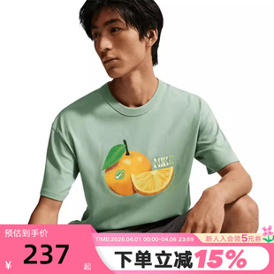 NIKE耐克男子运动T恤夏季 针织衫 IH1352 006 水果图案印花圆领短袖