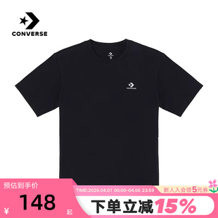 Converse匡威男士 黑色百搭潮流舒适T恤 MCH688 023 运动休闲短袖