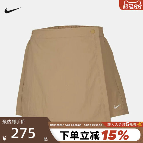 NIKE耐克女短裙夏季运动短裤防走光2026秋女梭织短裤 IR1649-297