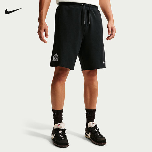 Nike耐克男短裤夏季新款学院风法式毛圈宽松休闲运动裤IX4988-010