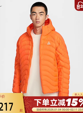 NIKE耐克ACG棉服男P棉连帽防风保暖舒适运动排骨外套 HJ3736-819