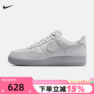 002 Nike耐克男鞋 FORCE 板鞋 CJ9179 空军一号运动鞋 AIR 灰白AF1