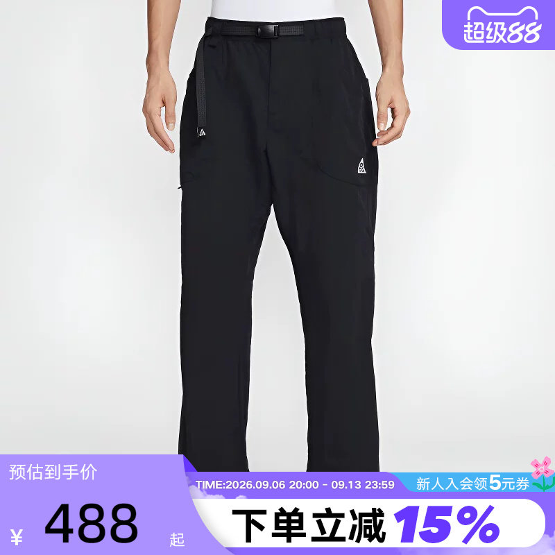 NIKE耐克ACG男裤夏新款宽松运动裤工装裤户外直筒长裤IF0914-010图片