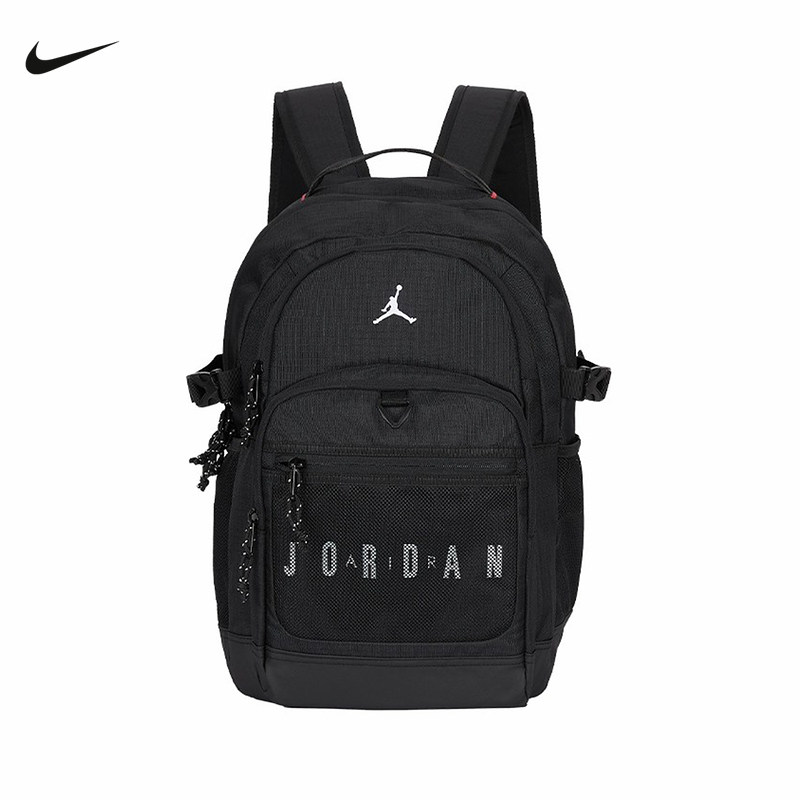 NIKE耐克双肩包男包女包Jordan运动包黑色背包学生书包II