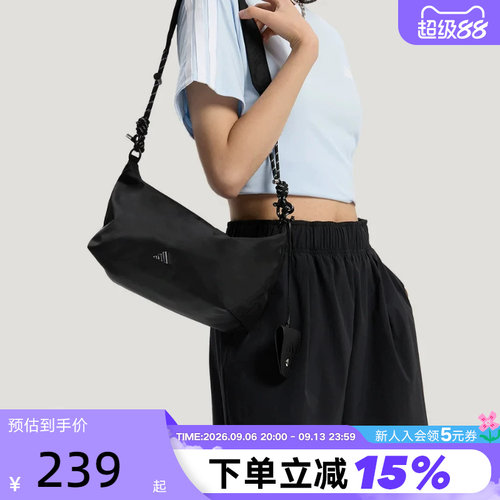adidas阿迪达斯2026夏新品女子单肩包休闲时尚运动斜挎包 KX9625