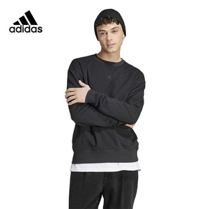 Adidas阿迪达斯卫衣男2023春季新款运动宽松长袖圆领套头衫IC9807