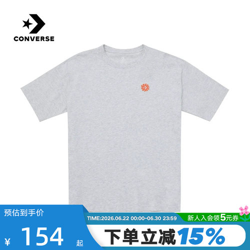 Converse匡威2026夏季新品趣味印花短袖百搭休闲男女T恤 UCK031