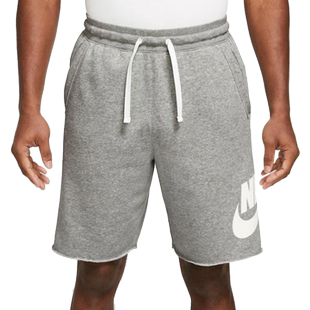 NIKE耐克针织短裤男夏新款篮球运动中裤灰色五分裤DX0503-063