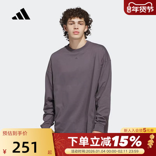 Adidas阿迪达斯男女秋季新款CHAPTER 02篮球宽松版长袖T恤 JC7835