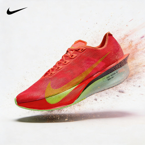 Nike耐克男鞋红色VaporFly NEXT% 4代马拉松碳板跑步鞋HF6414-600