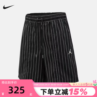 篮球短裤 NIKE耐克男子夏季 运动休闲条纹印花时尚 五分裤 010 IR6303